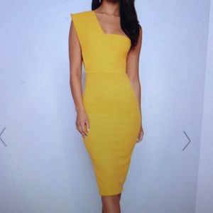 Pretty little thing one shoulder midi dress